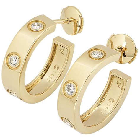 cartier dupe earrings|cartier love earring dupes.